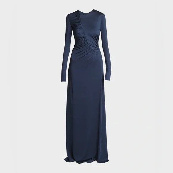 Victoria Beckham Ruched Long Sleeve Gown - Picture 8 of 8